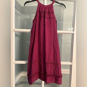 Burgundy XS loft dress